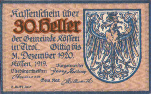 Austria, 30 Heller, FS 468b