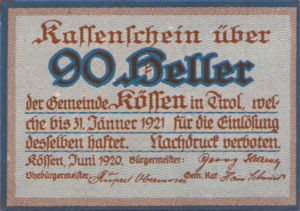 Austria, 90 Heller, FS 468c