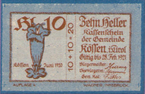 Austria, 10 Heller, FS 468d
