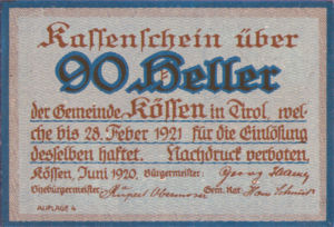Austria, 90 Heller, FS 468d