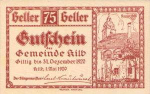 Austria, 75 Heller, FS 436IIa