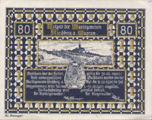 Austria, 80 Heller, FS 439IIa