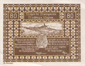 Austria, 80 Heller, FS 439IIa