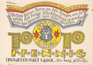Germany, 10 Pfennig, 754.1
