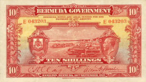 Bermuda, 10 Shilling, P4, B104
