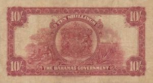 Bahamas, 10 Shilling, P6, B106