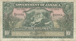 Jamaica, 10 Shilling, P33a, B105