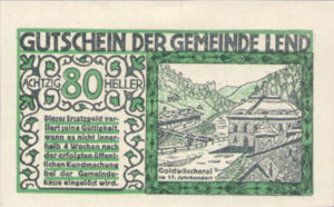 Austria, 80 Heller, FS 511IIa