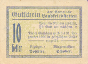 Austria, 10 Heller, FS 499Ib
