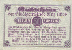 Austria, 50 Heller, FS 529b