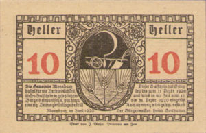 Austria, 10 Heller, FS 628a
