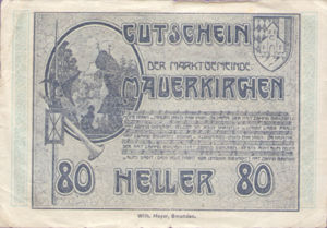 Austria, 80 Heller, FS 598IIa