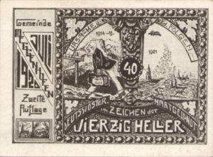 Austria, 40 Heller, FS 603IId