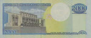 Dominican Republic, 2,000 Peso Oro, P164a