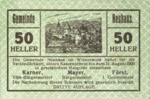 Austria, 50 Heller, FS 646e