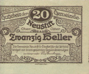 Austria, 20 Heller, FS 666ax