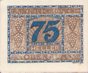 Austria, 75 Heller, FS 681IIc