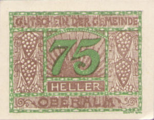 Austria, 75 Heller, FS 681IId