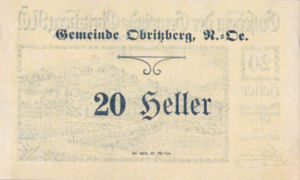 Austria, 20 Heller, FS 701aF