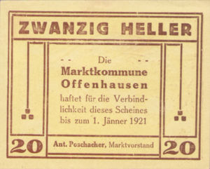 Austria, 20 Heller, FS 705b