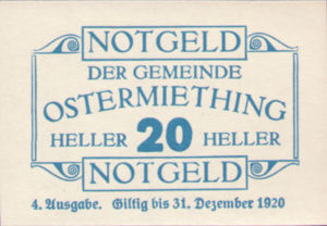 Austria, 20 Heller, FS 713IVa