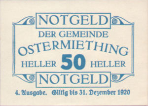Austria, 50 Heller, FS 713IVa