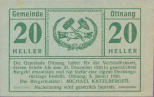 Austria, 20 Heller, FS 718a