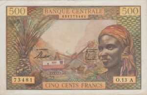 Equatorial African States, 500 Franc, P4e
