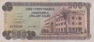 Burundi, 500 Franc, P24a