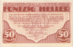 Austria, 50 Heller, FS 721a