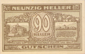 Austria, 90 Heller, FS 722a
