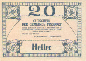 Austria, 20 Heller, FS 750