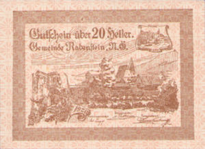 Austria, 20 Heller, FS 808Ia