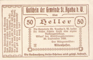 Austria, 50 Heller, FS 877Ib