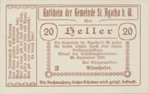 Austria, 20 Heller, FS 877Ib3