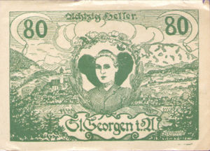 Austria, 80 Heller, FS 888IIa