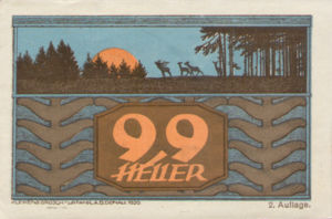 Austria, 99 Heller, FS 893b