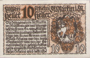 Austria, 10 Heller, FS 912a