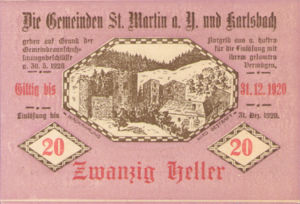 Austria, 20 Heller, FS 913a