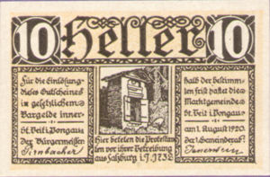 Austria, 10 Heller, FS 945a