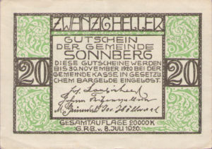 Austria, 20 Heller, FS 1004a