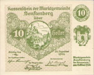 Austria, 10 Heller, FS 993c