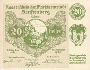 Austria, 20 Heller, FS 993c