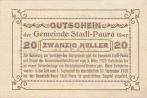 Austria, 20 Heller, FS 1008Ia