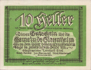 Austria, 10 Heller, FS 996a