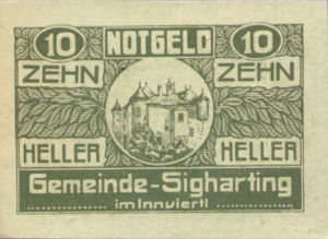 Austria, 10 Heller, FS 997ax