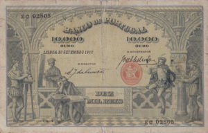 Portugal, 10,000 Real, P108a