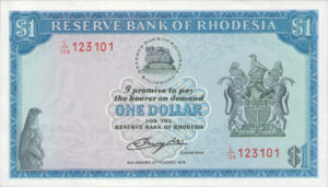 Rhodesia, 1 Dollar, P38a