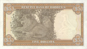 Rhodesia, 5 Dollar, P40a