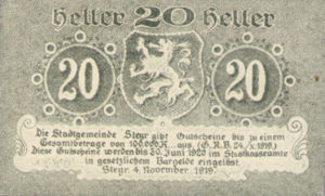 Austria, 20 Heller, FS 1034Ia